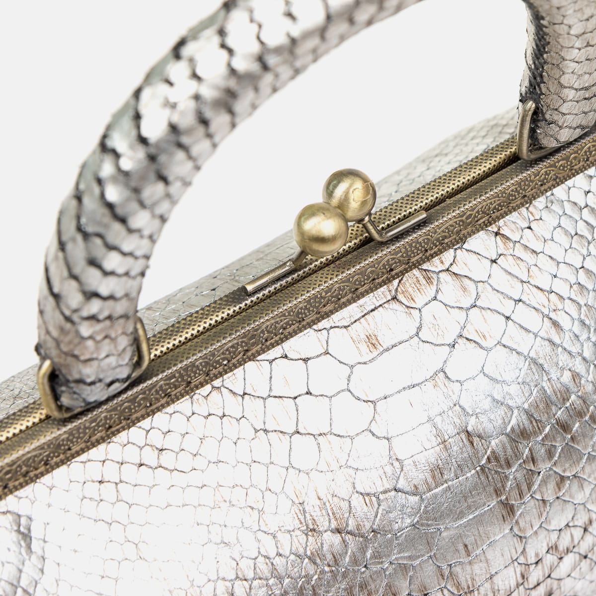 Сумка Charlotte CROCODILE SILVER - Зображення 4