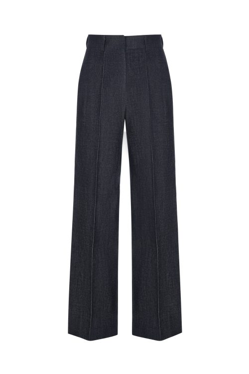 Navy blue trousers jeans