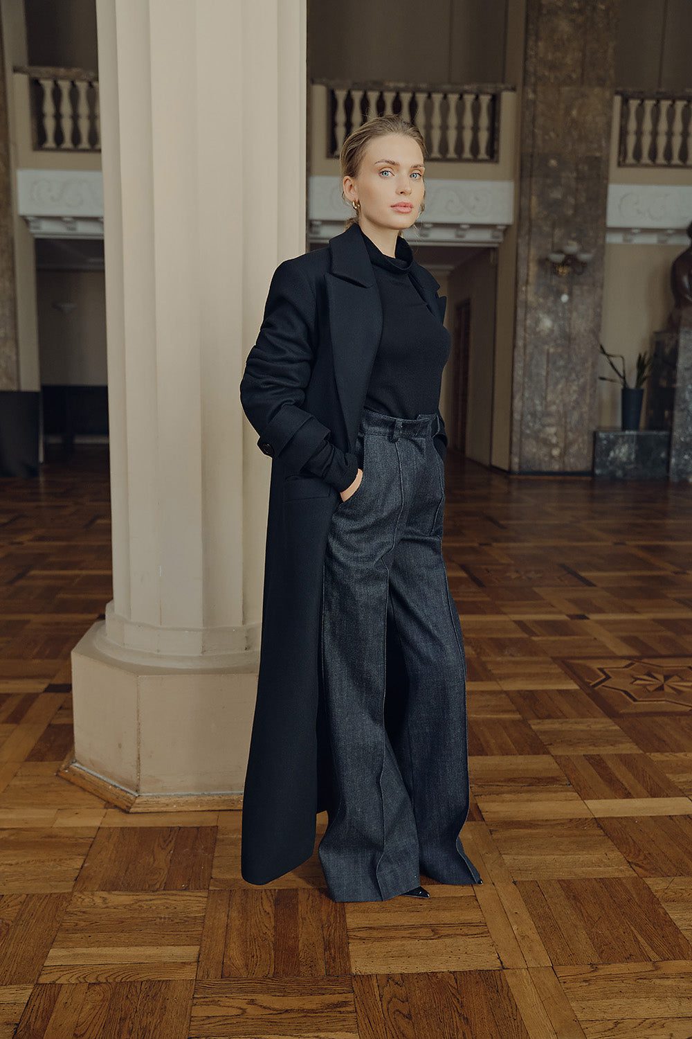 Navy blue trousers jeans - Зображення 5