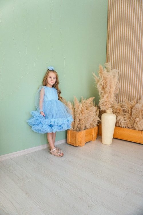 Дитяча сукня з євросітки