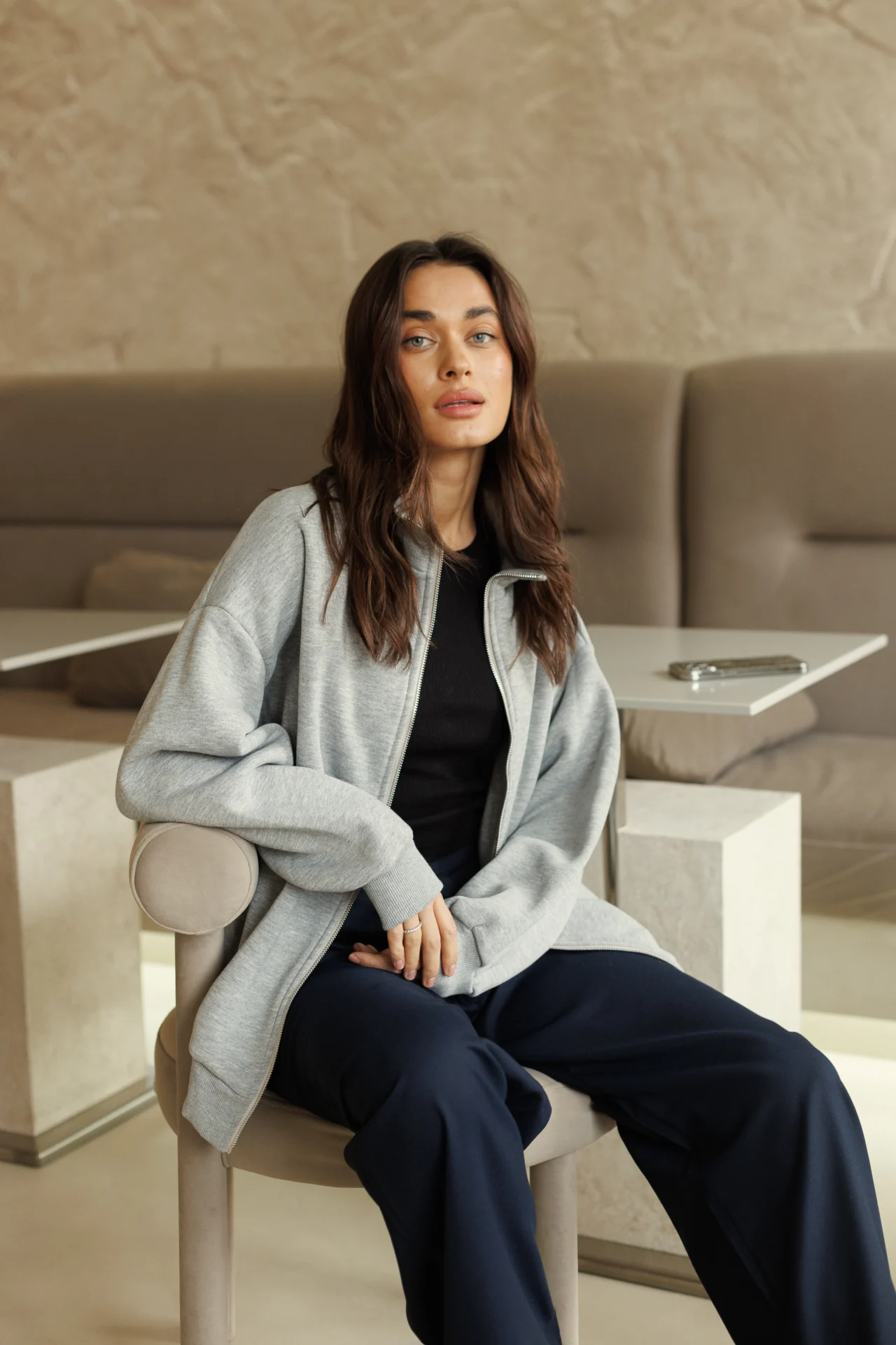 Зіп худі на флісі - Зображення 12