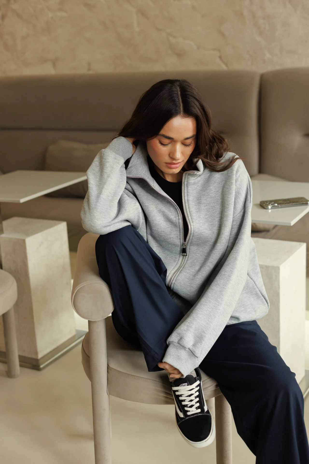 Зіп худі на флісі - Зображення 11