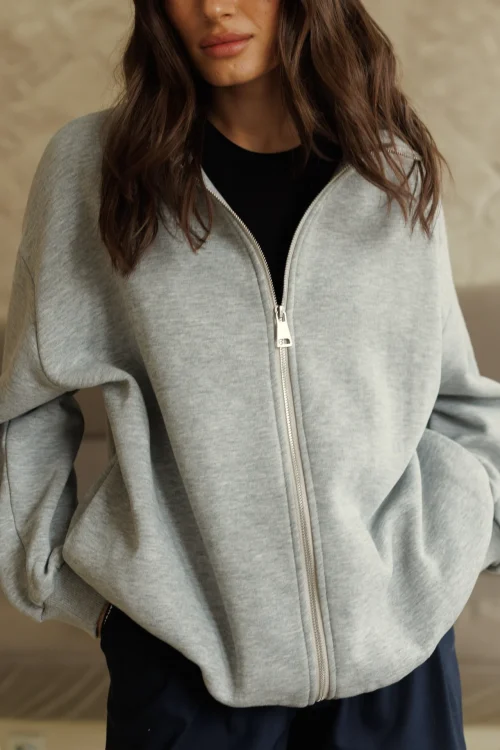 Зіп худі на флісі