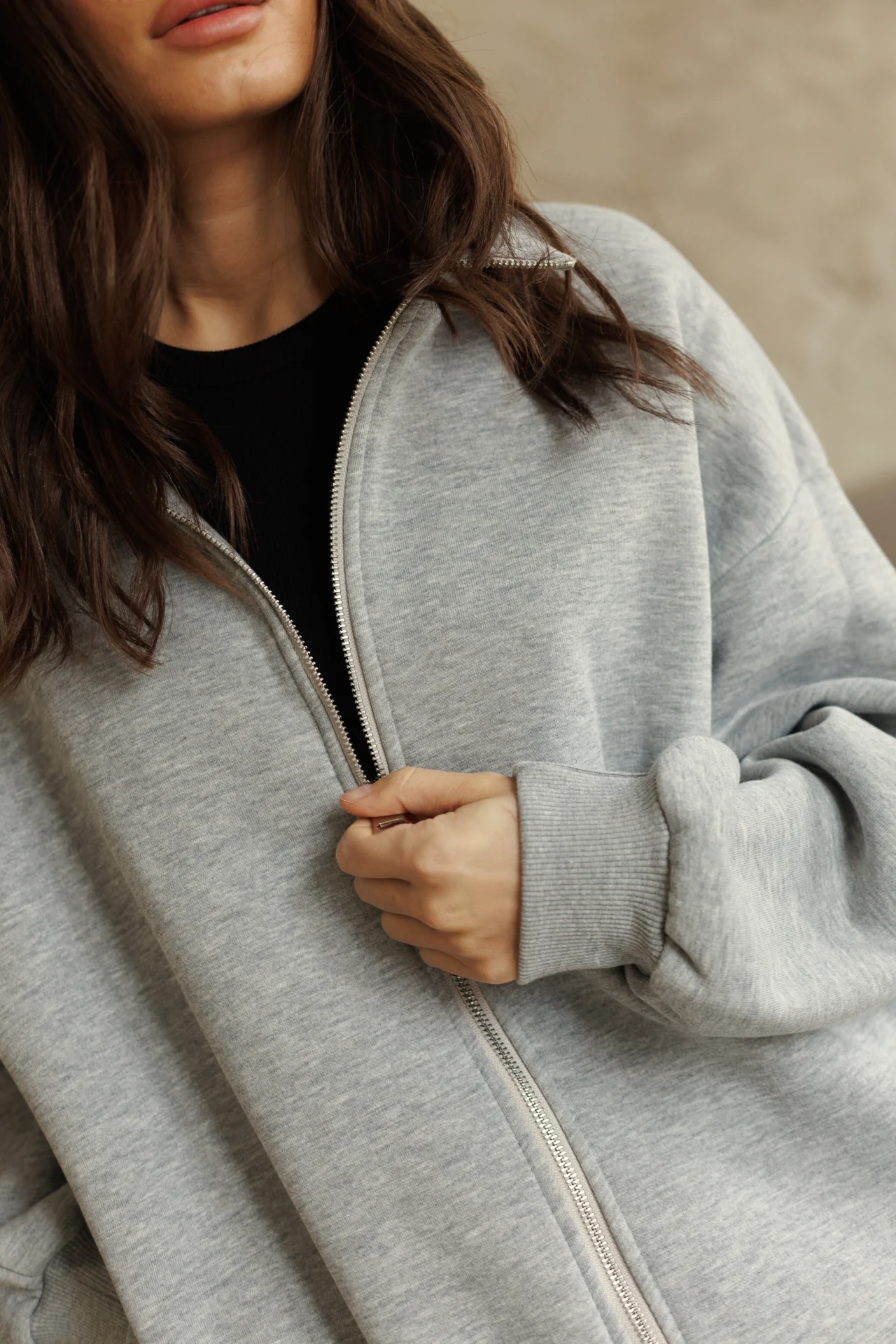 Зіп худі на флісі - Зображення 8