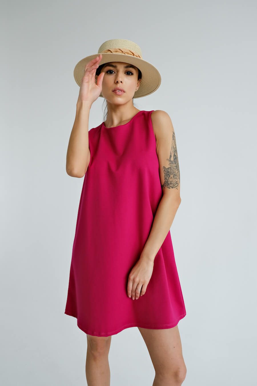 Плаття фуксія міді - Зображення 2