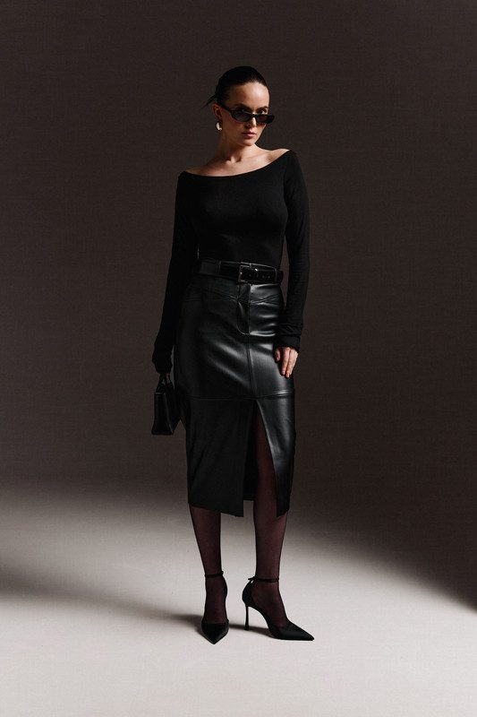 Спідниця з еко шкіри - Зображення 3