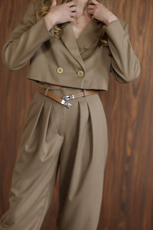 Брюки зі складками - Зображення 2