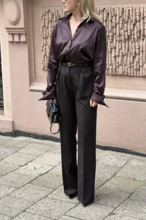 Брюки палаццо