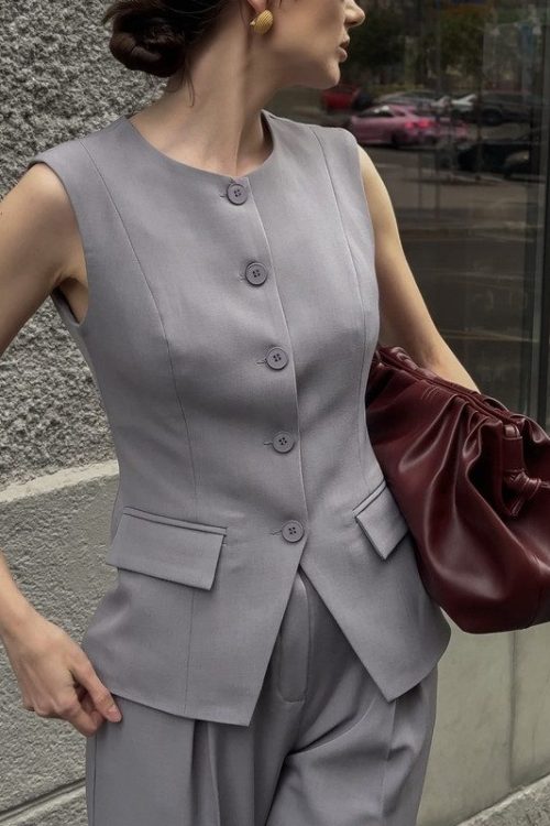 Жилет ACCENT сірий