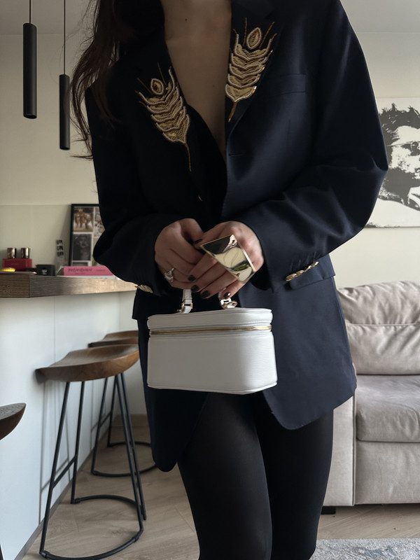 Синій піджак з колосками - Зображення 2