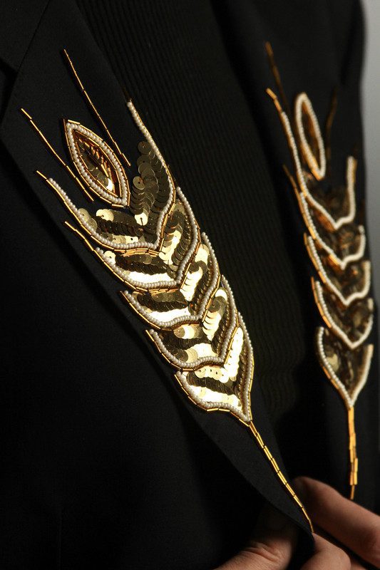 Синій піджак з колосками - Зображення 7