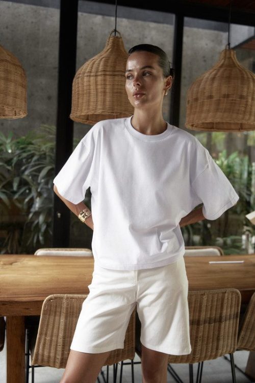 Футболка “O-back” біла