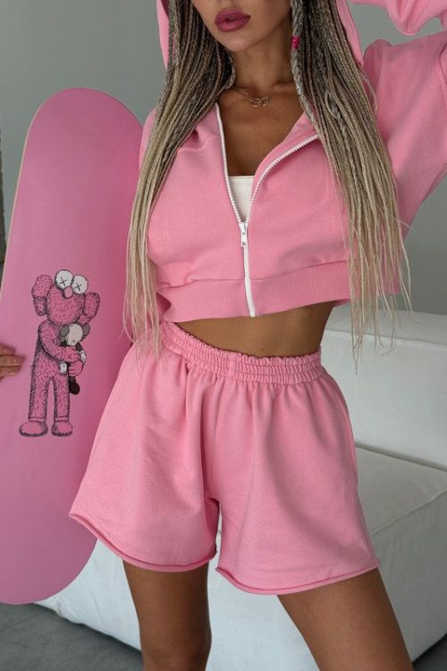 Коротке Zip-худі: