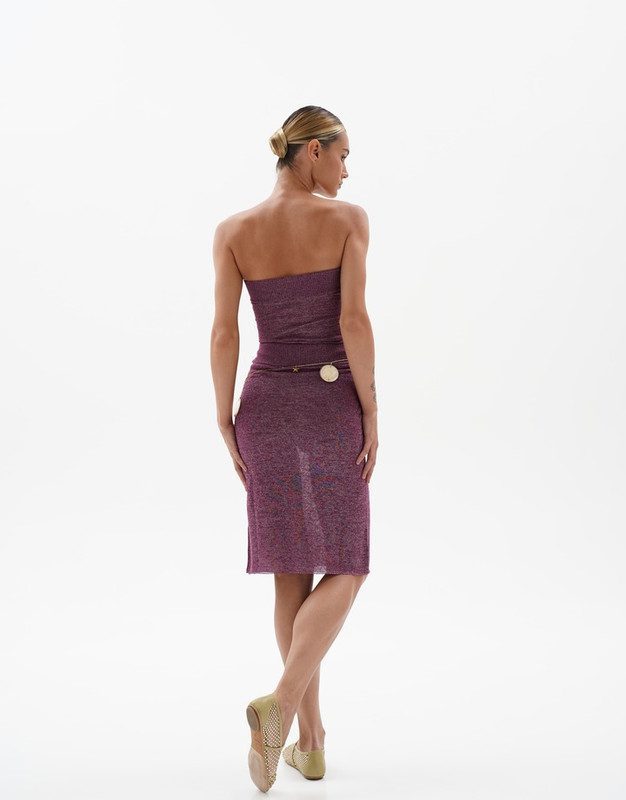 Півпрозорий костюм фіолет - Зображення 4