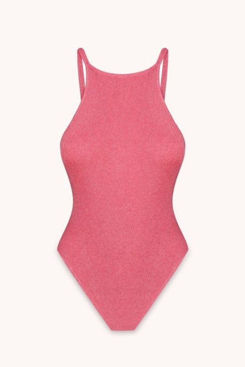 Півпрозоре рожеве боді