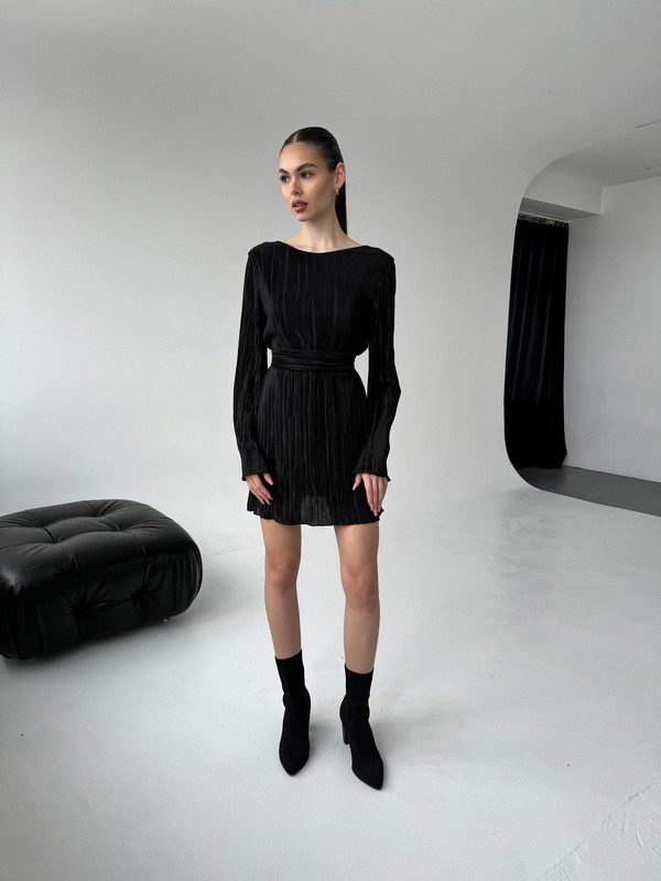 сукня пліссе чорна