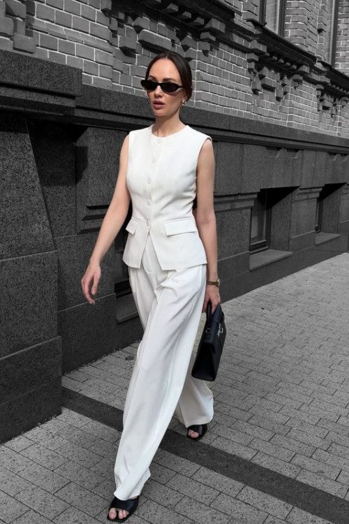 Брюки ACCENT білі