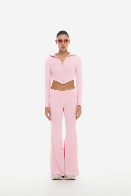 Костюм Velvet Клеш Pink