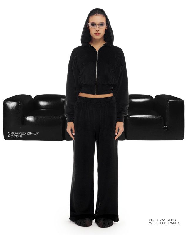 Костюм Velvet Клеш Black - Зображення 8