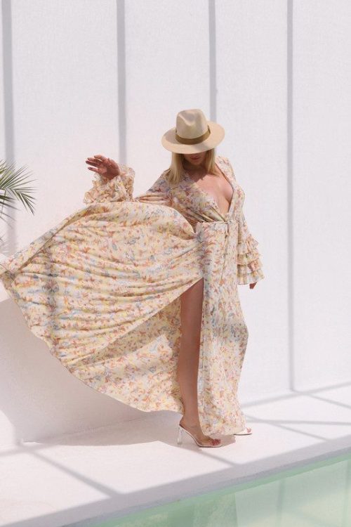 Розкішна сукняYellow blue