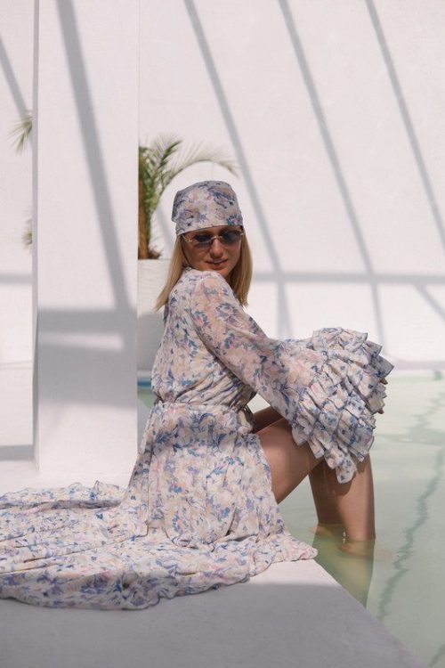 Розкішна сукня Blooming blue