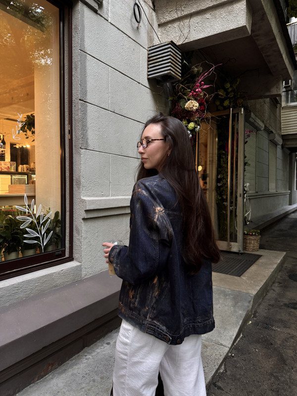 Темно-синя джинсівка - Зображення 7