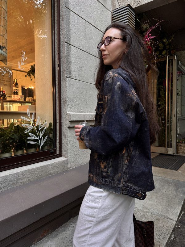 Темно-синя джинсівка - Зображення 8