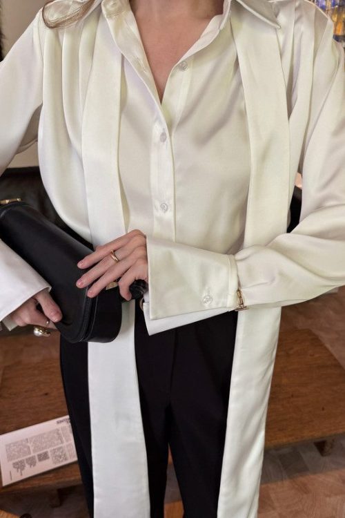 Блуза Wave білий