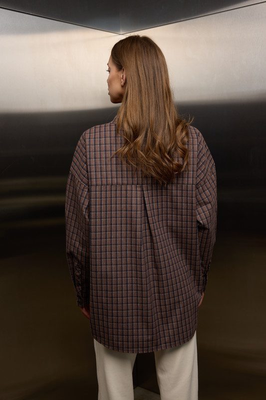 Сорочка у шоколадному кольорі - Зображення 2