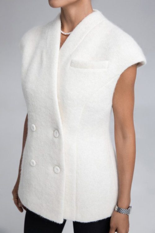 Жилет з італійської вовни