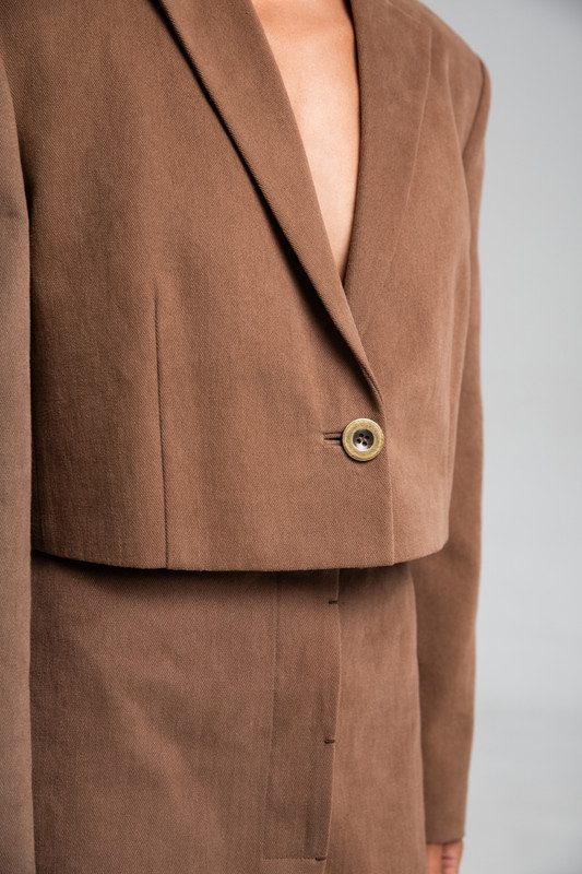 Укорочений чоловічий піджак - Зображення 7