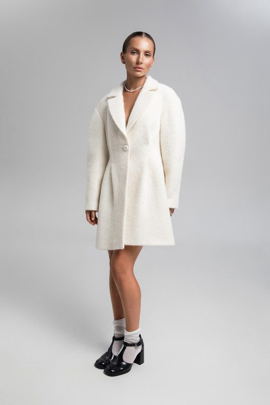 Укорочене O-подібне пальто - Зображення 2