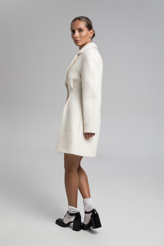 Укорочене O-подібне пальто - Зображення 8