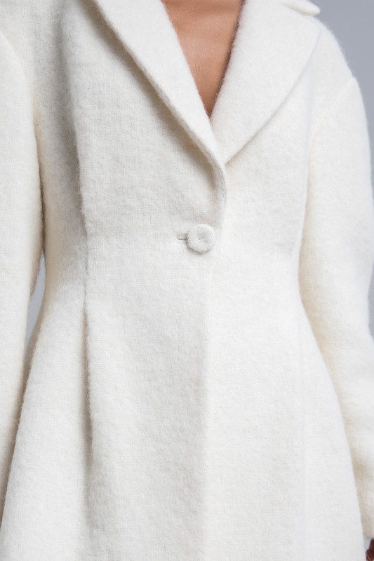 Укорочене O-подібне пальто - Зображення 9