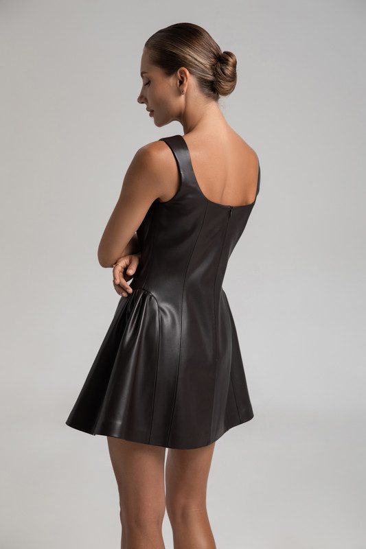 Сукня з екошкіри - Image 6