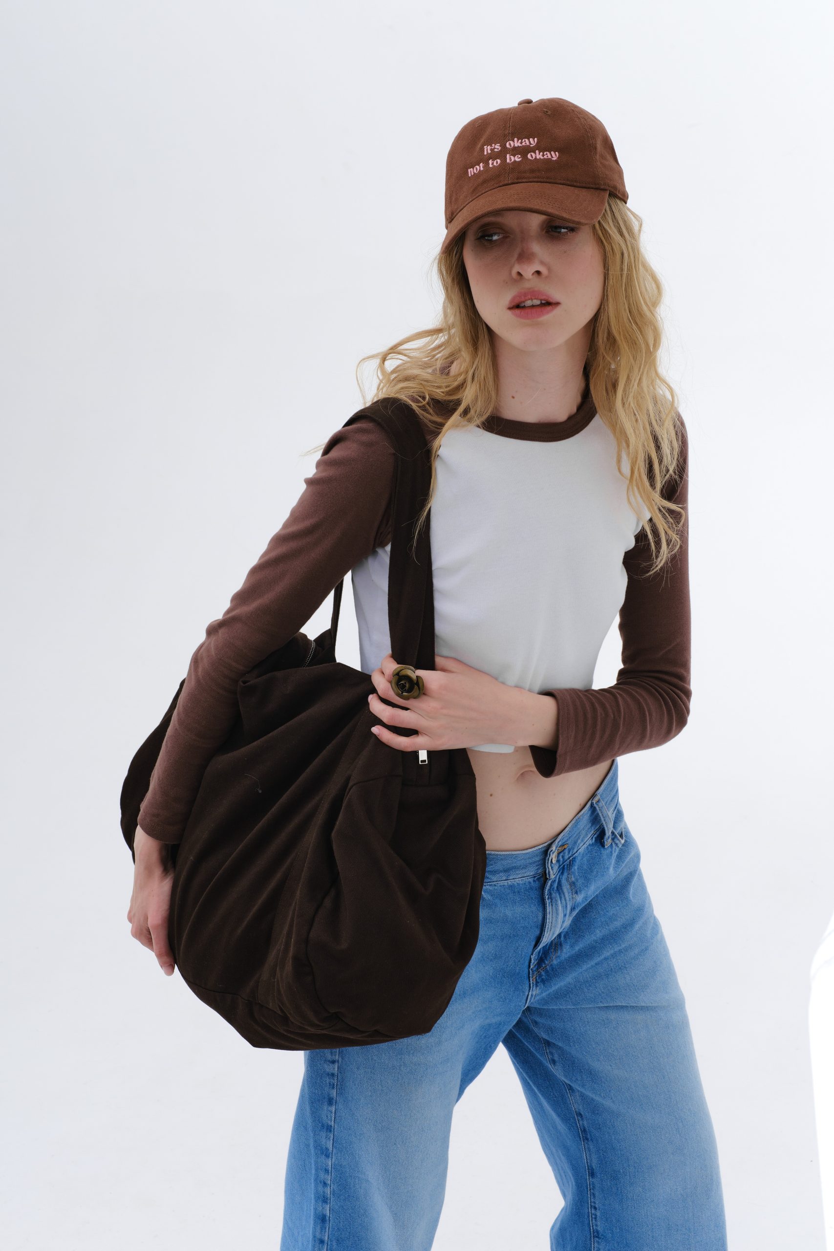 Джинсова спортивна сумка