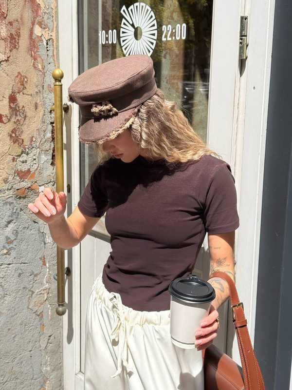 Приталена футболка (шоколад) - Зображення 5