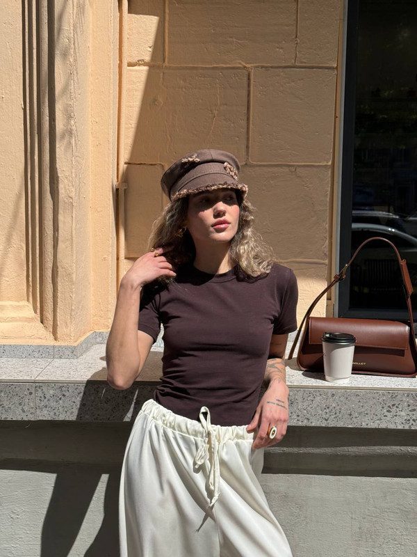 Приталена футболка (шоколад) - Зображення 7