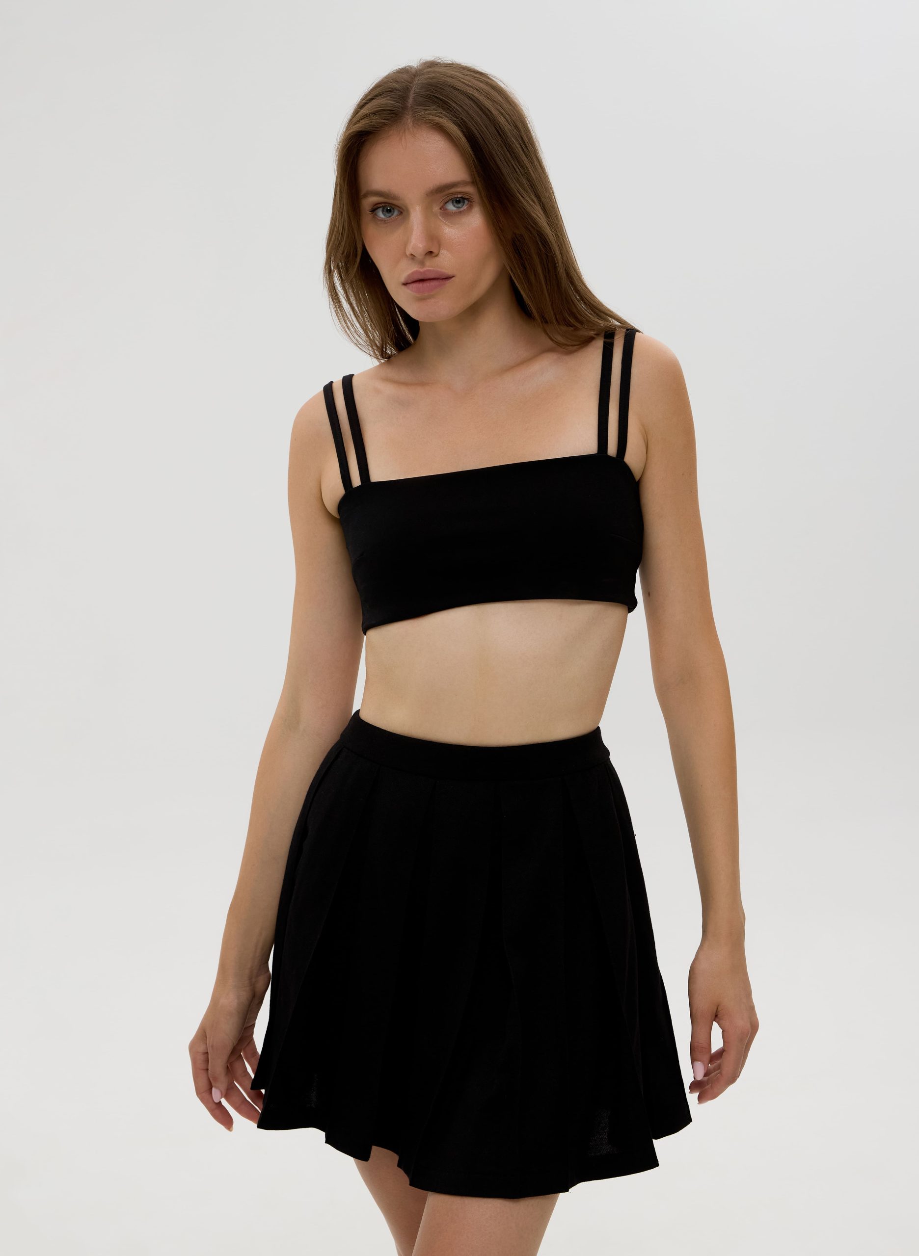 Pleated Skirt with Built-In Shorts - Зображення 3