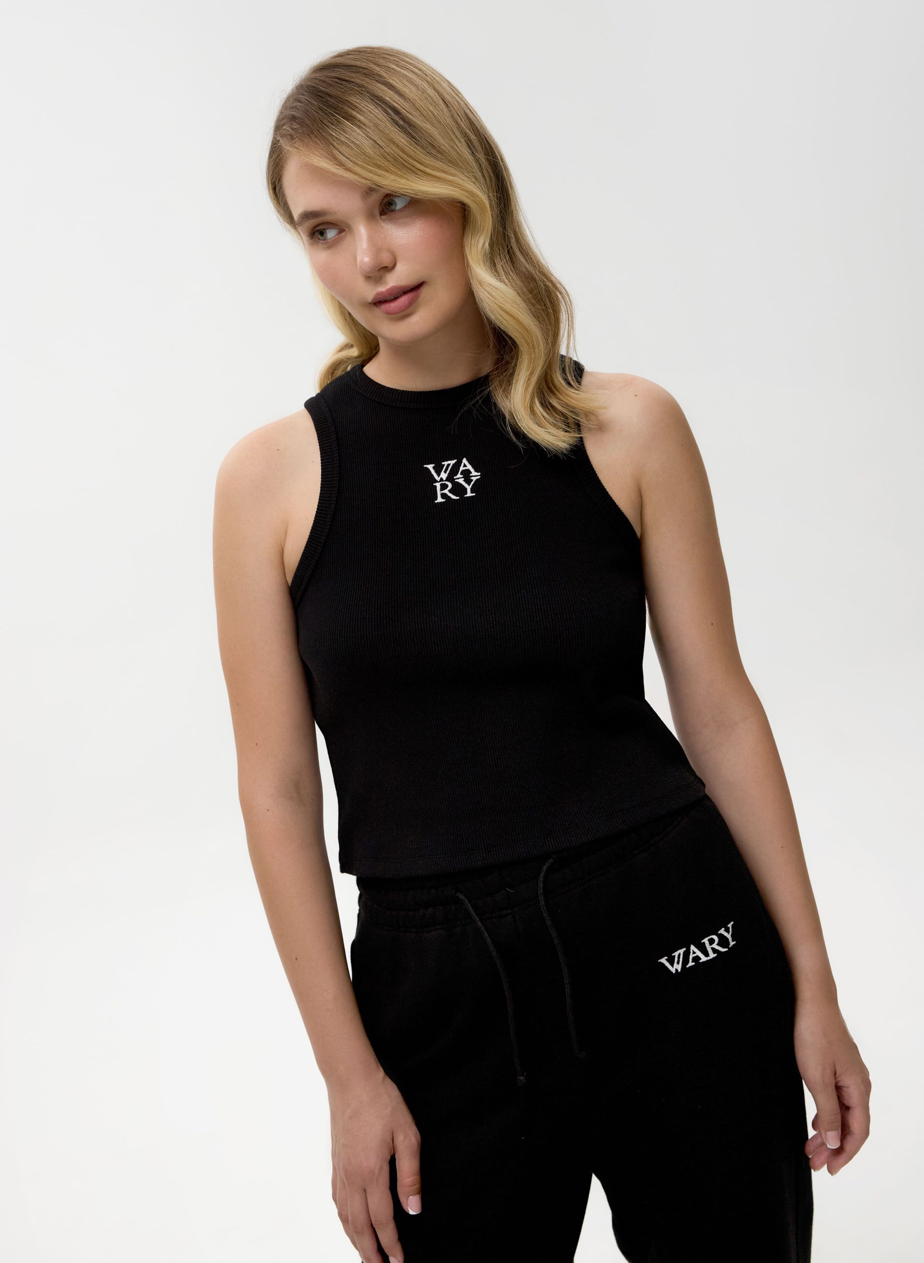 Ribbed knit tank top