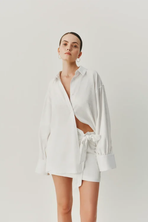 Linen suit white