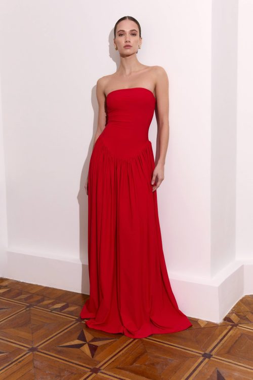 Violet red dress