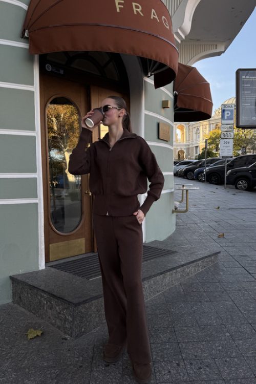костюм з кофтою zip
